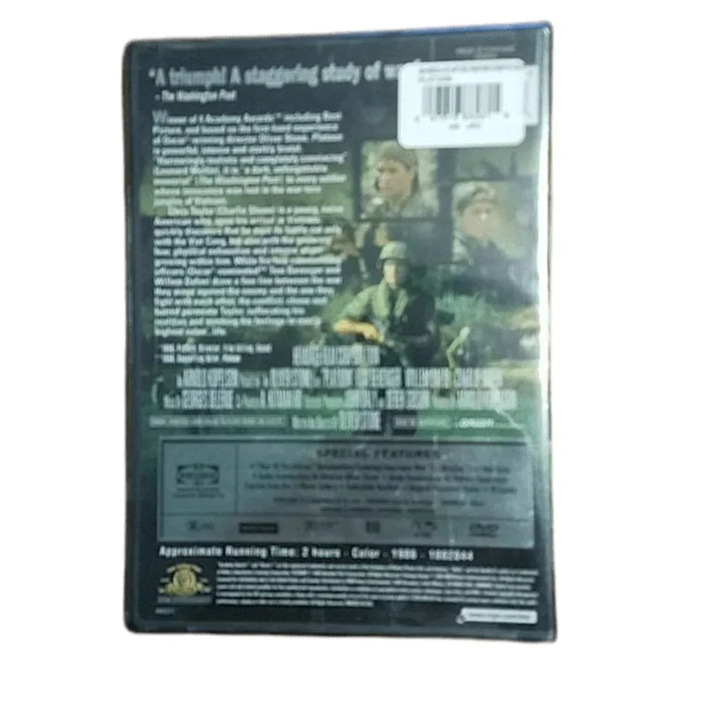 New NWT Platoon Special Edition DVD Vietnam War Movie Disc Factory Sealed - Picture 3 of 3